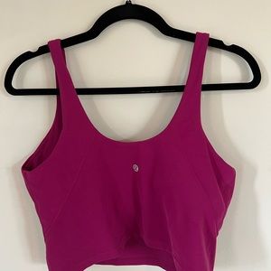 lululemon align tank top size 10 no pads